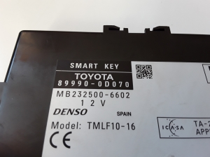 TOYOTA Yaris (2011–2020) Control unit 899900D070 - 2