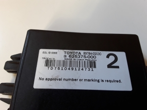 TOYOTA Yaris (2011–2020) Immobilizer unit 625375000 - 2