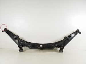  The middle part of the front frame 