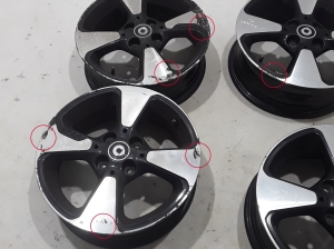 Smart Forfour (2014–2026) Velgede komplekt - 2