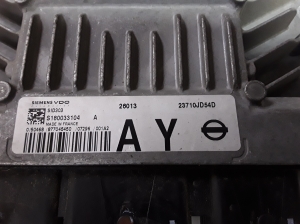 NISSAN Qashqai (2006–2013) Engine control unit 23710JD54D - 2