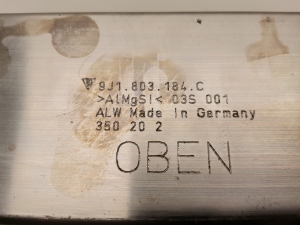 Porsche Taycan 9J1 (2019–2026) Stoßstangenträger hinten 9J1803184C - 4