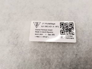 Porsche Taycan 9J1 (2019–2026) Hutablage 9J1863401A - 2