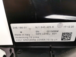 Porsche Taycan 9J1 (2019–2026) Anderes Körperteil 9J1945425K - 2