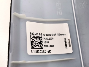 Porsche Taycan 9J1 (2019–2026) Esipiilari siseviimistlus 9J1867234D - 3