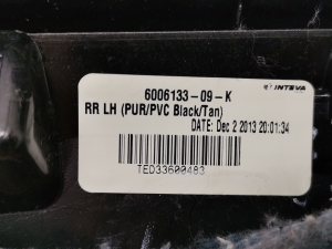 Tesla Model S S (2012–2026) Rear side door panel 6006133-09-K - 2