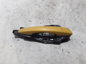 Rear side door exterior handle and its parts