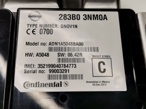 NISSAN Leaf I (2010–2017) Control unit 283B03NM0A - 3