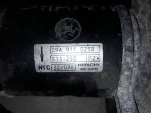 Volkswagen Sharan (1995–2010) Starter 09A911023B - 2