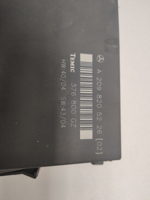 Mercedes Benz CLK-Class 209 (2002–2009) Mugavusmoodul A2098205226 - 3