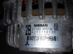 NISSAN Note E12 (2012–2026) Generaator 231003VS1A - 3