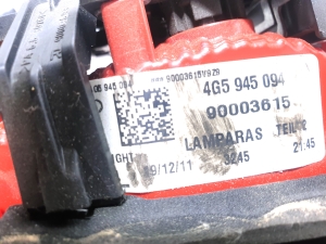 AUDI A6 C7 (2011–2018) Tagatuli tagaluugil 4G5 945 094 - 3