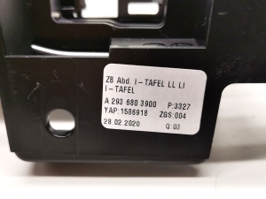 Mercedes Benz EQC N293 (2019–2026) Dashboard trim A2936803900 - 2