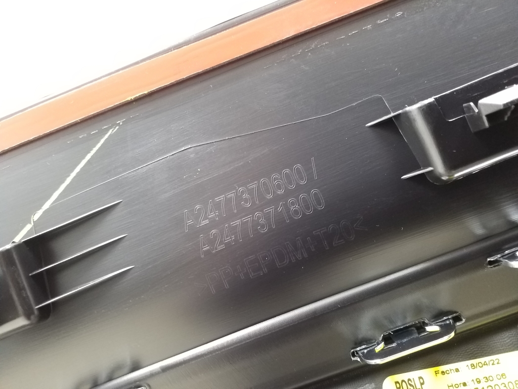 MERCEDES-BENZ GLB AMG X247 (2019-2023) Left Side Sliding Door Molding A2477370600 24971110