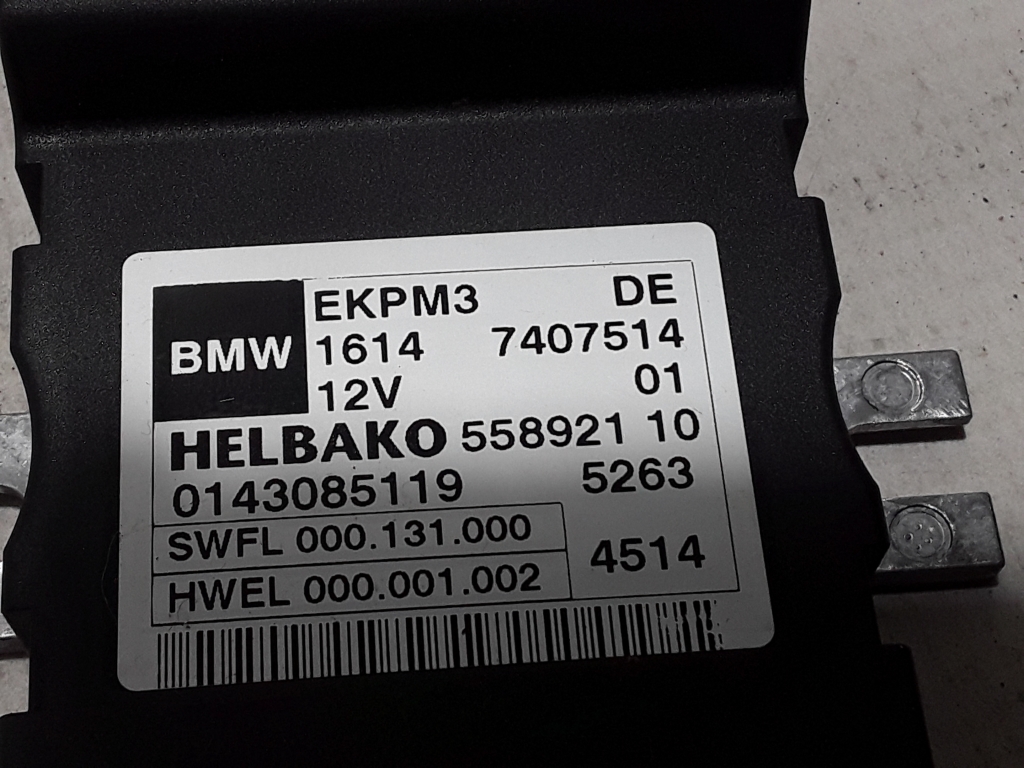 BMW 5 Series F10/F11 (2009-2017) Kuro siurblio valdymo blokas (EKPS) 7407514 21056301