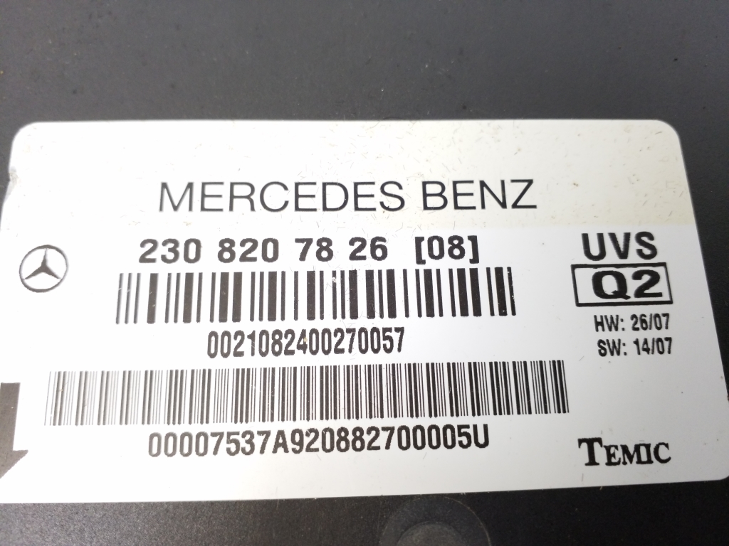 MERCEDES-BENZ SL-Class R230 (2001-2011) Calculateur de suspension A2308207826 21997093
