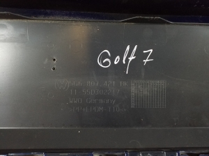 Volkswagen Golf VII (2012–2026) Heckstoßstange 5G6807421BK - 10