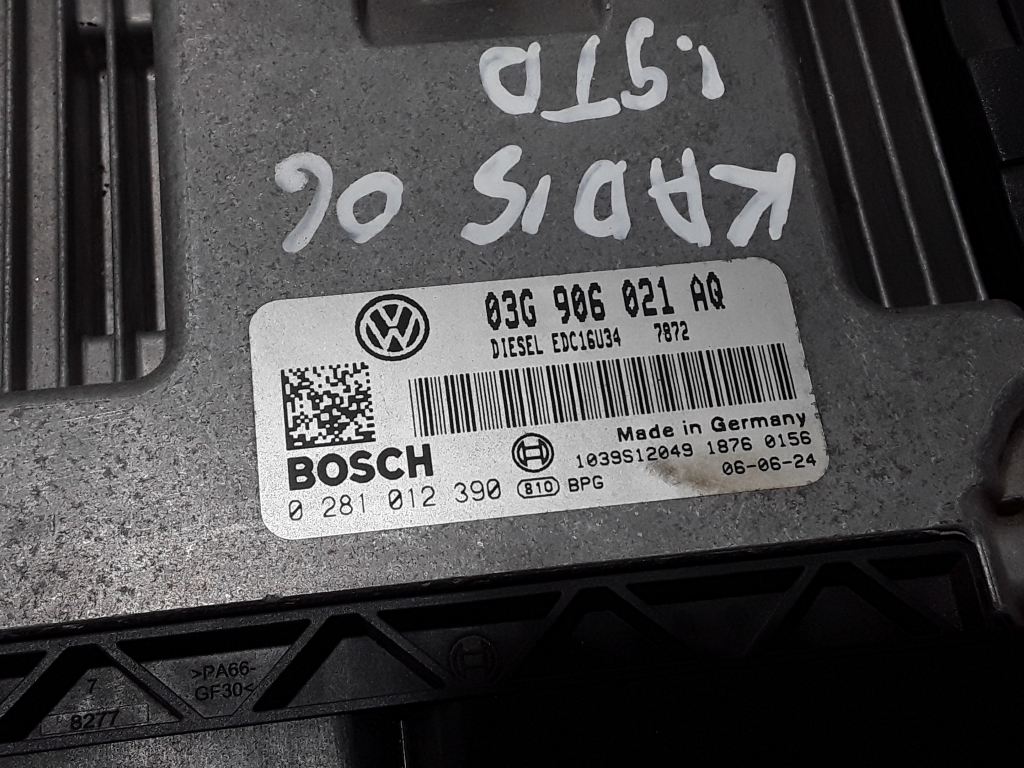 VOLKSWAGEN Caddy 3 generation (2004-2015) Motora vadības bloks 03G906021AQ 21055348