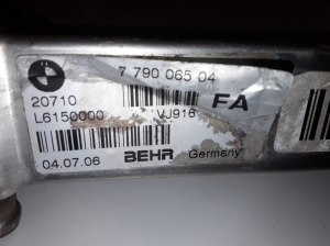 BMW 5 SERIES E61 (2004–2010) Refroidisseur de vanne EGR 7790065 - 3