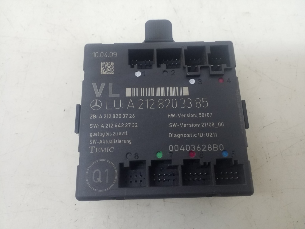 MERCEDES-BENZ E-Class W212/S212/C207/A207 (2009-2016) Front Left Door Control Unit A2128203385, A2128203726, A2124422732 20979763