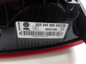 Volkswagen Golf VII (2012–2026) Tail light on trunk lid 5G0945093AD - 3