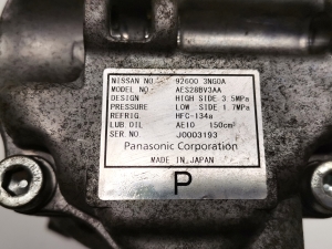 NISSAN Leaf I (2010–2017) A/C compressor 926003NG0A - 3