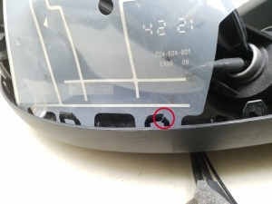  Side mirror and its details 