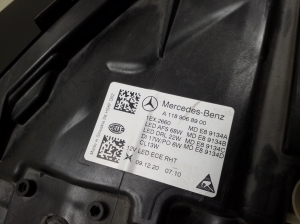 Mercedes Benz CLA-Class W118 (2019–2026) Esituli A1189068900 - 2