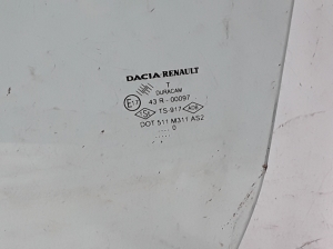 Dacia Logan I (2004–2012) Fenster Scheibe Tür vorne 8200825162 - 4