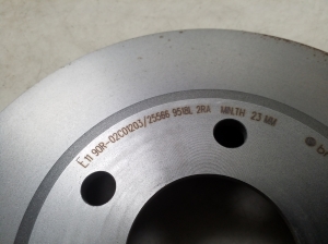  Brake disc front 