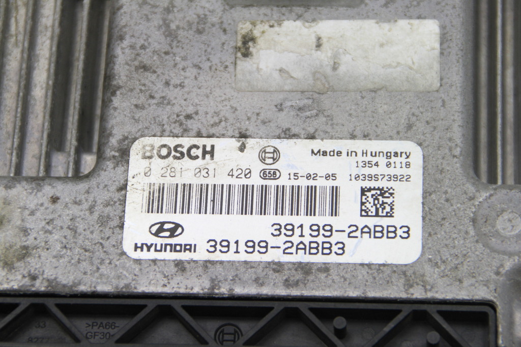 HYUNDAI ix35 1 generation (2009-2015) Блок керування двигуном ECU 391992ABB3 24601932