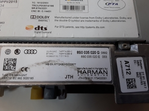 AUDI TT (2014–2026) Audio, Video, Navigation 8S0035020G - 3