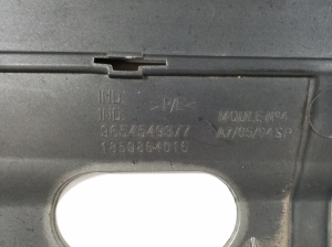 Peugeot 207 (2006–2015) Aizmugurējais bamperis 9654549377 - 6