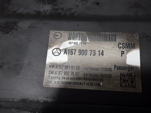 Mercedes Benz GLE-Class 167 (2019–2026) Front seat control unit A1679007314 - 3
