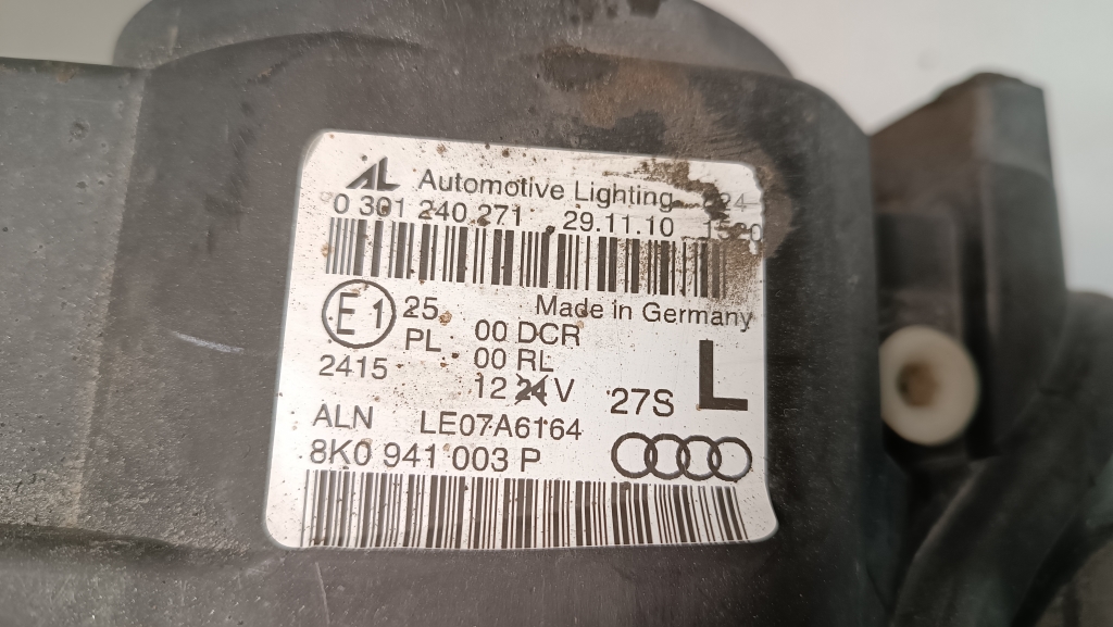 AUDI A4 B8/8K (2011-2016) Фара передняя левая 8K0941003, 8K0941003P 18803767