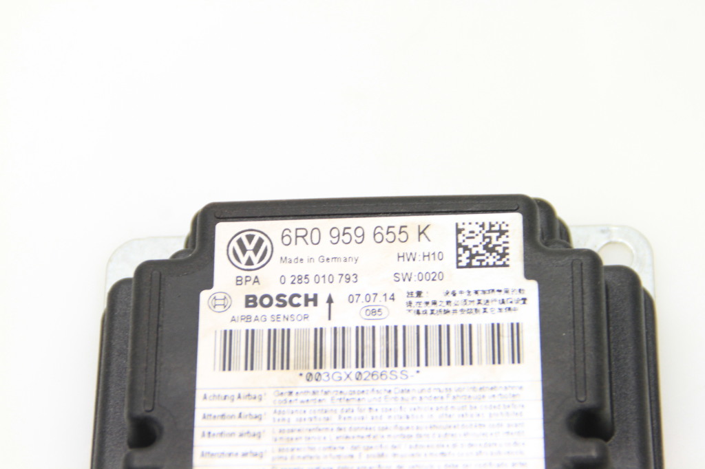 SKODA Fabia 6Y (1999-2007) SRS Control Unit 6R0959655K 25097654