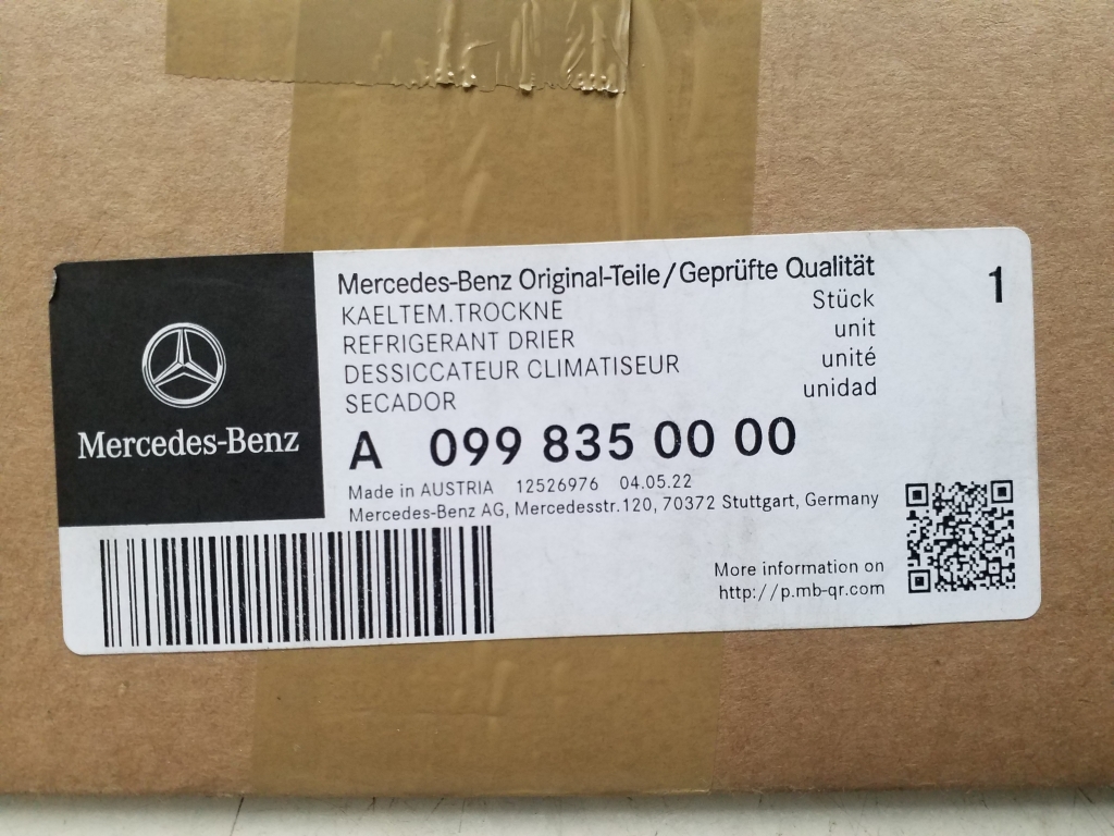 MERCEDES-BENZ GLC 253 (2015-2019) Légkondicionáló hosszabbítószelepe A0998350000 24975004
