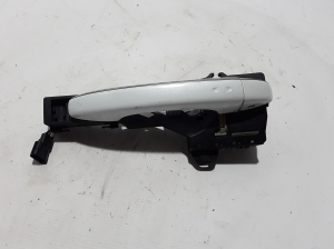 Front door external opening handle and its details