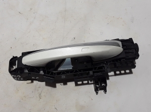 Front door external opening handle and its details
