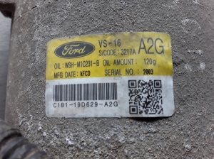 Ford EcoSport (2013–2026) A/C compressor C1B119D629A2G - 2