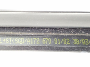 Mercedes Benz SLK-Class 172 (2011–2026) Rear quarter window outer molding A1726700238 - 3
