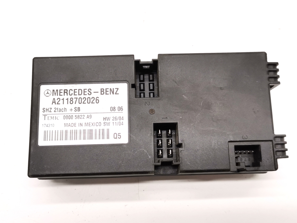 MERCEDES-BENZ E-Class W211/S211 (2002-2009) Other Control Units A2118702026 21189251