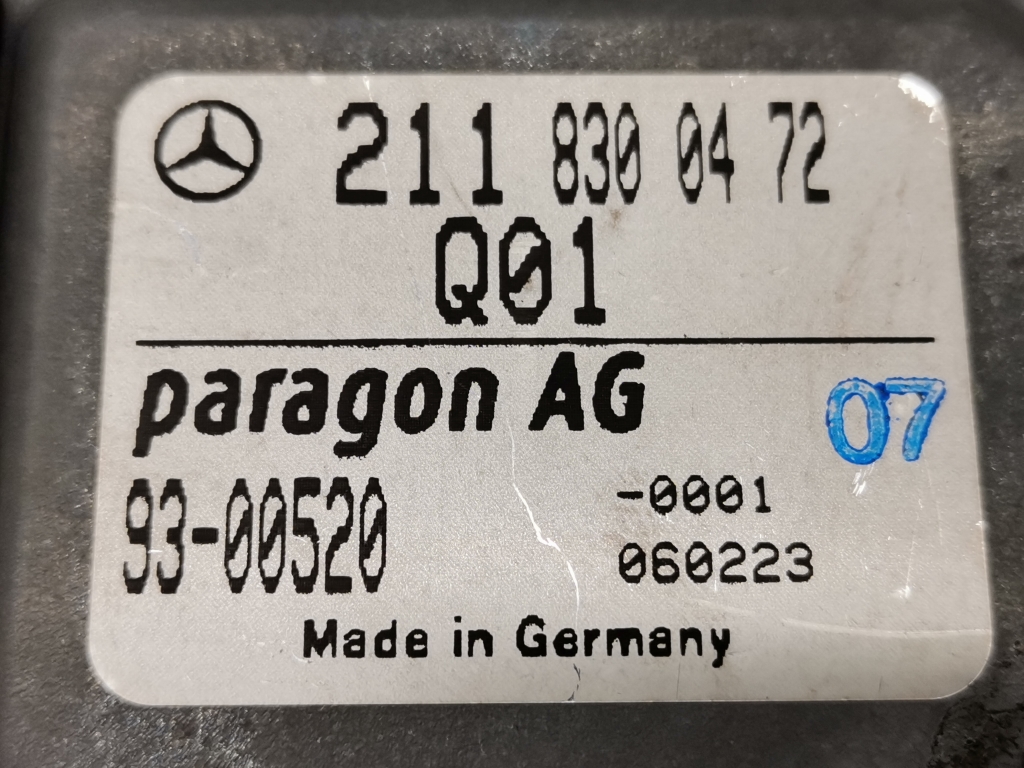 MERCEDES-BENZ E-Class W211/S211 (2002-2009) Exhaust gas temperature sensor A2118300472 21189249