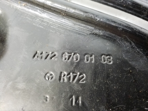 Mercedes Benz SLK-Class 172 (2011–2026) Rear fork windscreen lifter A1726700103 - 2