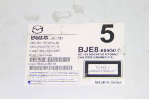 Mazda 3 (2013–2018) Autoraadio BJE8669G0 - 2