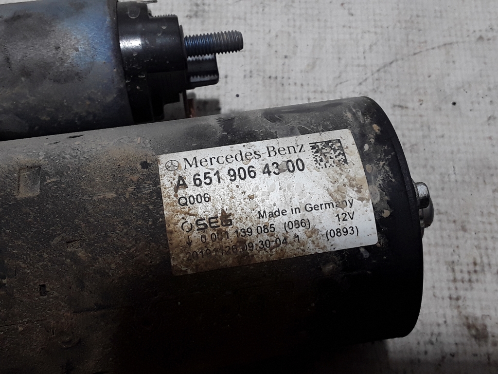 MERCEDES-BENZ Sprinter 3 generation (907/910) (2019-2024) Starter Motor A6519064300 21063635