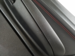  Upholstery of rear side doors 