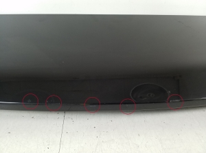 Mercedes Benz GLS 166 (2015–2019) Tailgate spoiler A1667900988 - 8