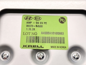 Hyundai Kona (2017–2023) Audio amplifier 96370-K4500 - 3