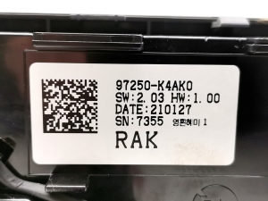 Hyundai Kona (2017–2023) Heater control panel 97250K4AK0 - 4